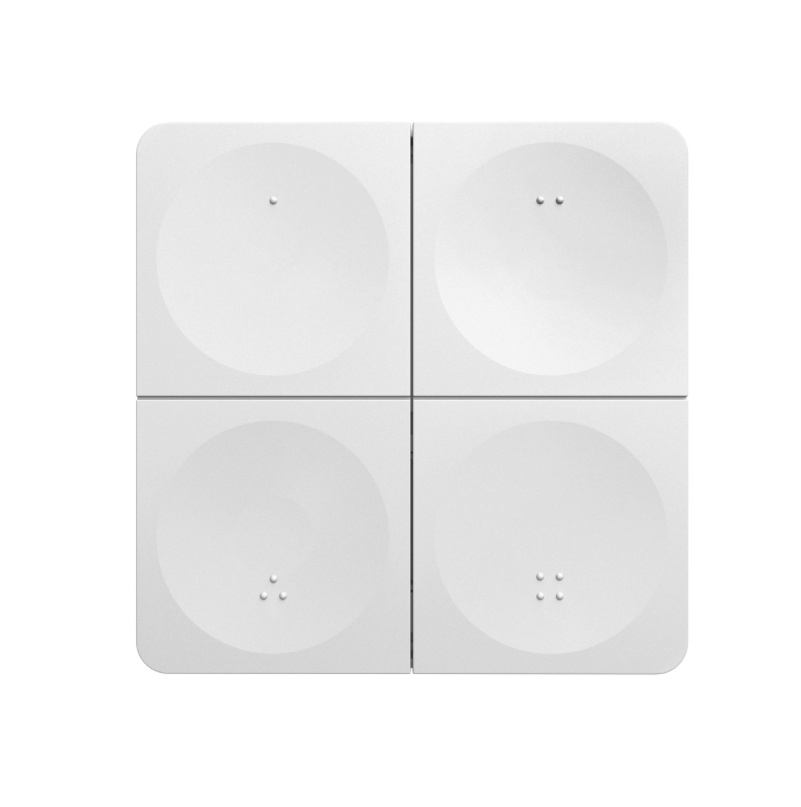 LED ovladač K4 Mi.Light MiBOXER pro jednobarevné LED pásky, 4-ZÓNOVÝ, bílý